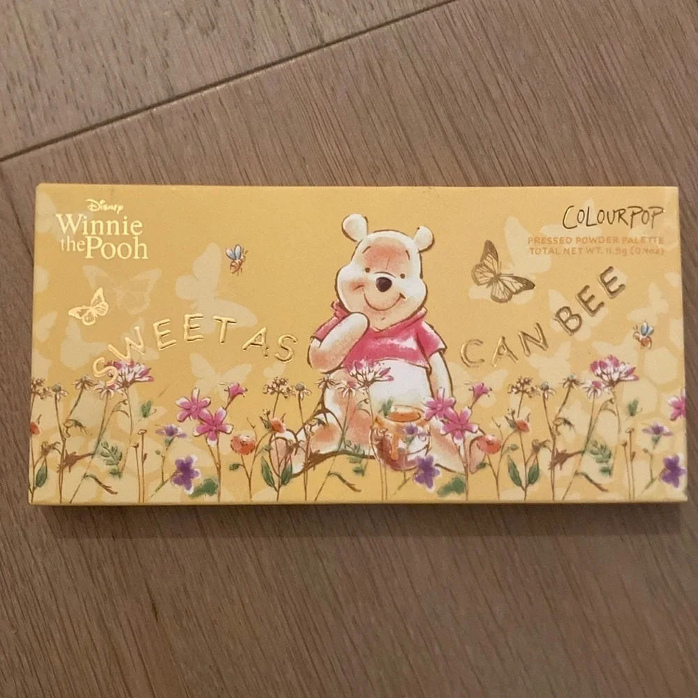 Colourpop x Winnie the Pooh Eyeshadow Palette Sweet as can Bee